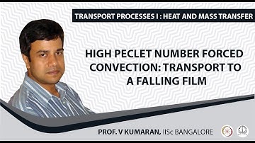 High Peclet number forced convection: Transport to a falling film Completed
