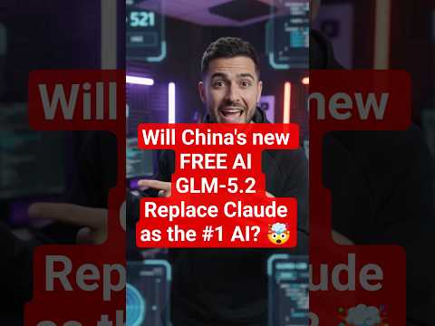China's FREE AI GLM-5.2 SHOCKS the World! 🤯 Better Than Paid AI? | AI News #shorts