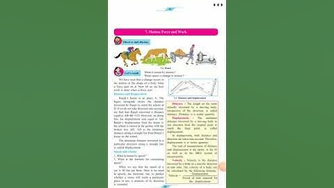 Class 7 Motion, Force and Work Pt 1