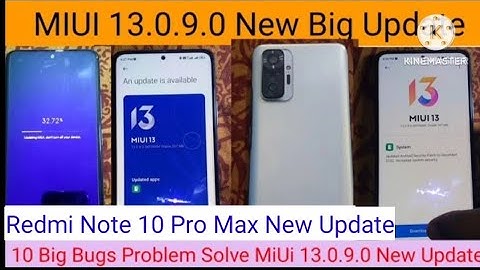 Redmi Note 10 Pro Max New Update MIUI 13.0.9.0 🤔😍 MIUI 13.0.9.0 Big update | Redmi Note 10 Pro Max