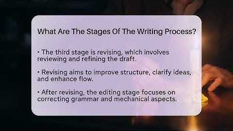 What Are The Stages Of The Writing Process? - The Language Library