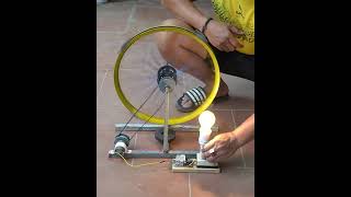 Homemade generator designed for long running power #di #tech #tecnology #diy #global #energy