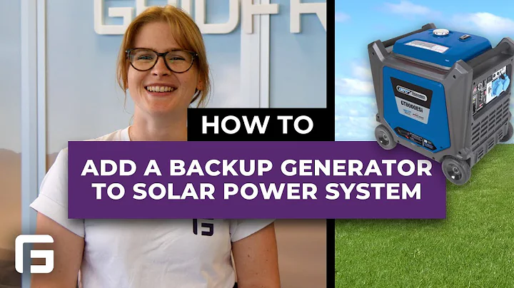 Selecting a Backup Generator for Solar System with Growatt Hybrid Inverter