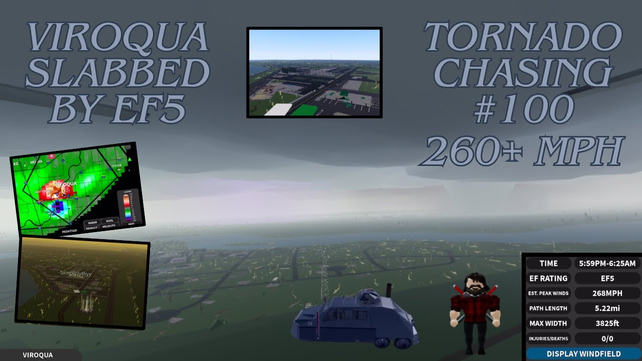 Viroqua Gets Slabbed by 260+ MPH Tornado! Tornado Chasing # 100 Twisted ...