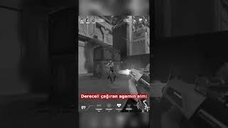 DERECELİ ÇAĞIRAN AGAMIN AIM :D  #valorant