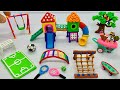 Diy how to make miniature playground set with polymer clay rosa diy