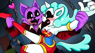 SuperHero CraftyCorn Vs VILLAIN CATNAP, BUT THEY'RE FALL IN LOVE?! | Poppy Playtime Animation