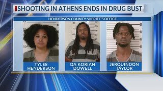 3 in custody after Athens shooting leads to drug bust