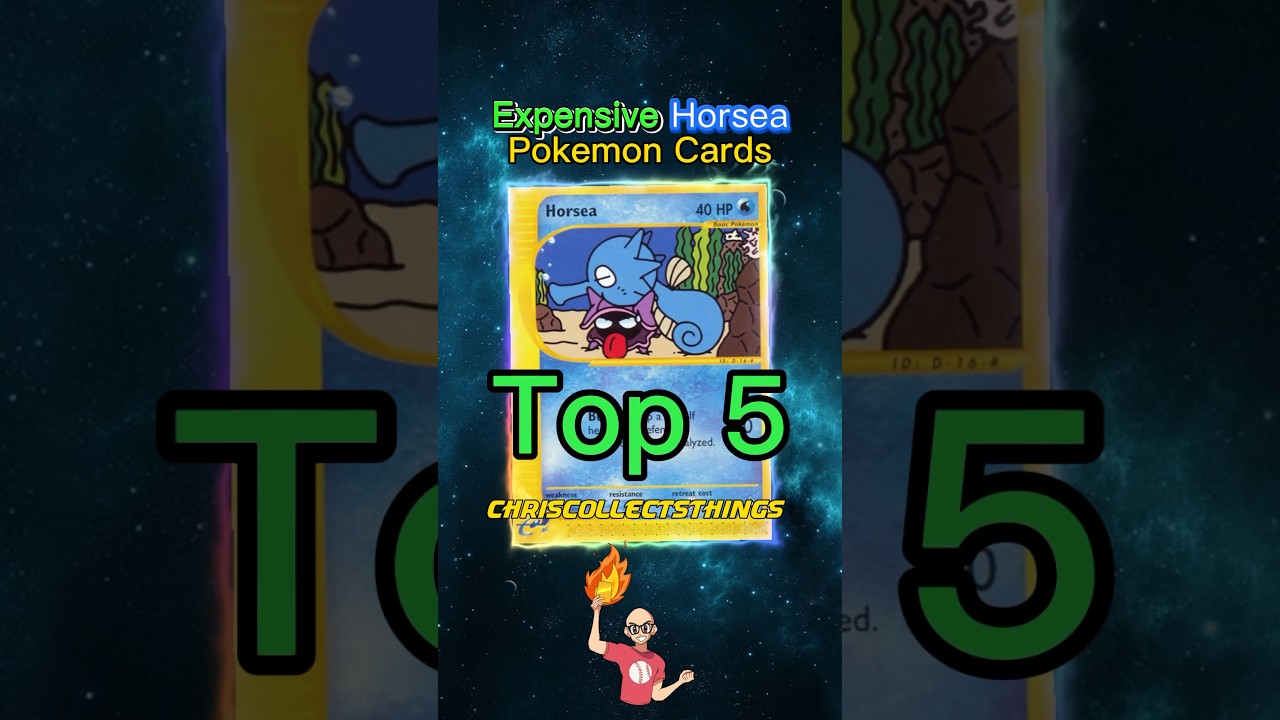 Top 5 EXPENSIVE Horsea Pokémon Cards 💦 