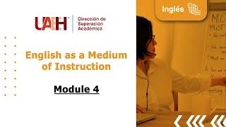 English as a Medium of Instruction Certificate Course (EMI): Module 4 - Lesson planning
