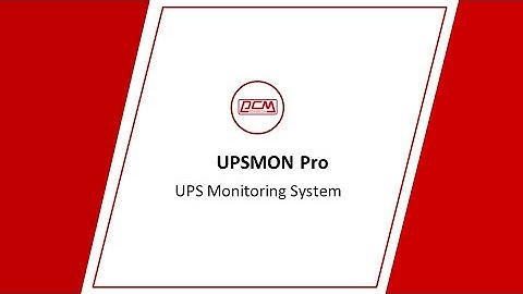 UPSMON Pro- Introduction