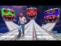 Franklin found longest railtrack to colourful train in indian bike driving 3d