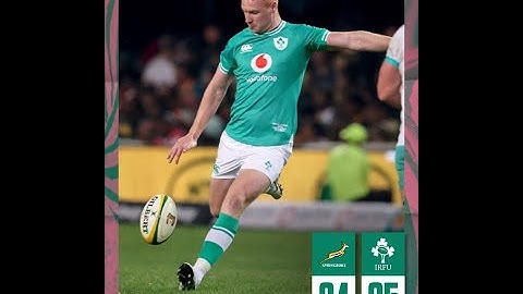 Ireland's CIARAN FRAWLEY Winning Drop Goal vs South Africa.