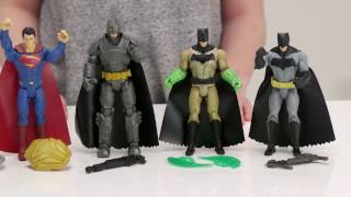 Batman, superman, and starwars toys