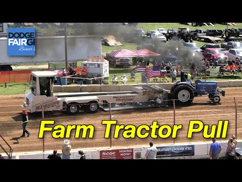 Highlights from the Farm Tractor Pull - 2023 Dodge County Fair