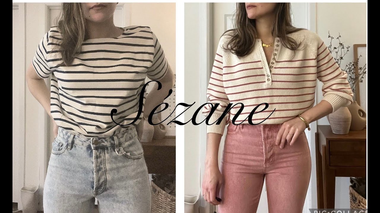 SEZANE BRUT SEXY DENIM | PAXTON T-SHIRT 