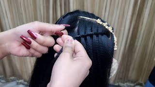 How To DO A Waterfall Braid | Very Easy & Quick Waterfall Hairstyle For Open Hairs