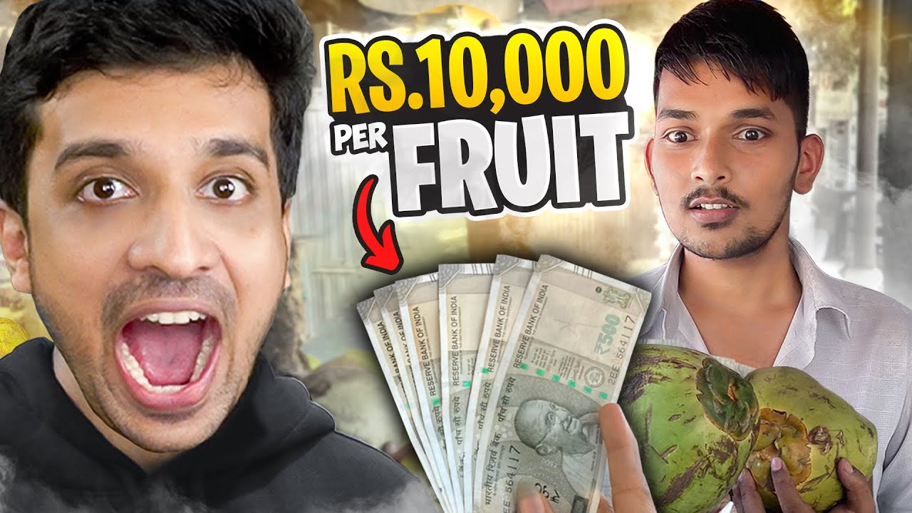 10,000 for a Fruit Shocking Reaction 😱🤯