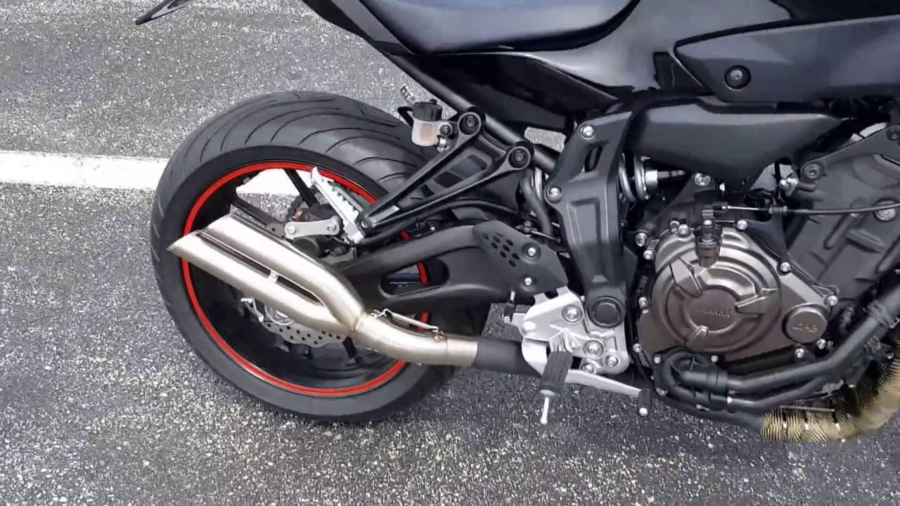Danmoto Xg 1 Full Exhaust On 2016 Fz 07