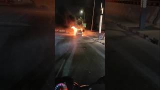 Explosion on Ohio Freeway After Dump TruckCollision #shorts