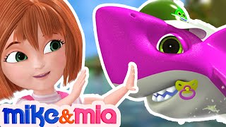 ¡Baila Baby Shark con Mike y Mía! | Sunnyside Canciones