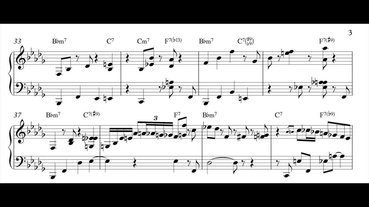 Sullivan Fortner Segment Intro Transcription YouTube