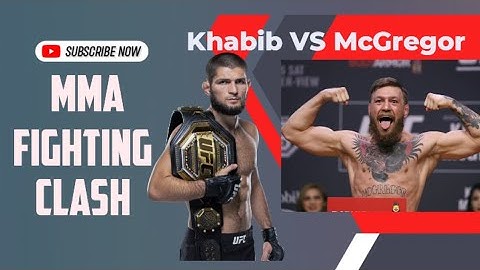 Khabib vs McGregor | MMA Fighting Clash 💯🤩