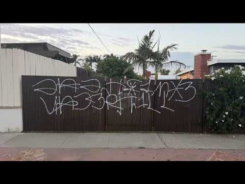 Hate crime vandalism in San Carlos