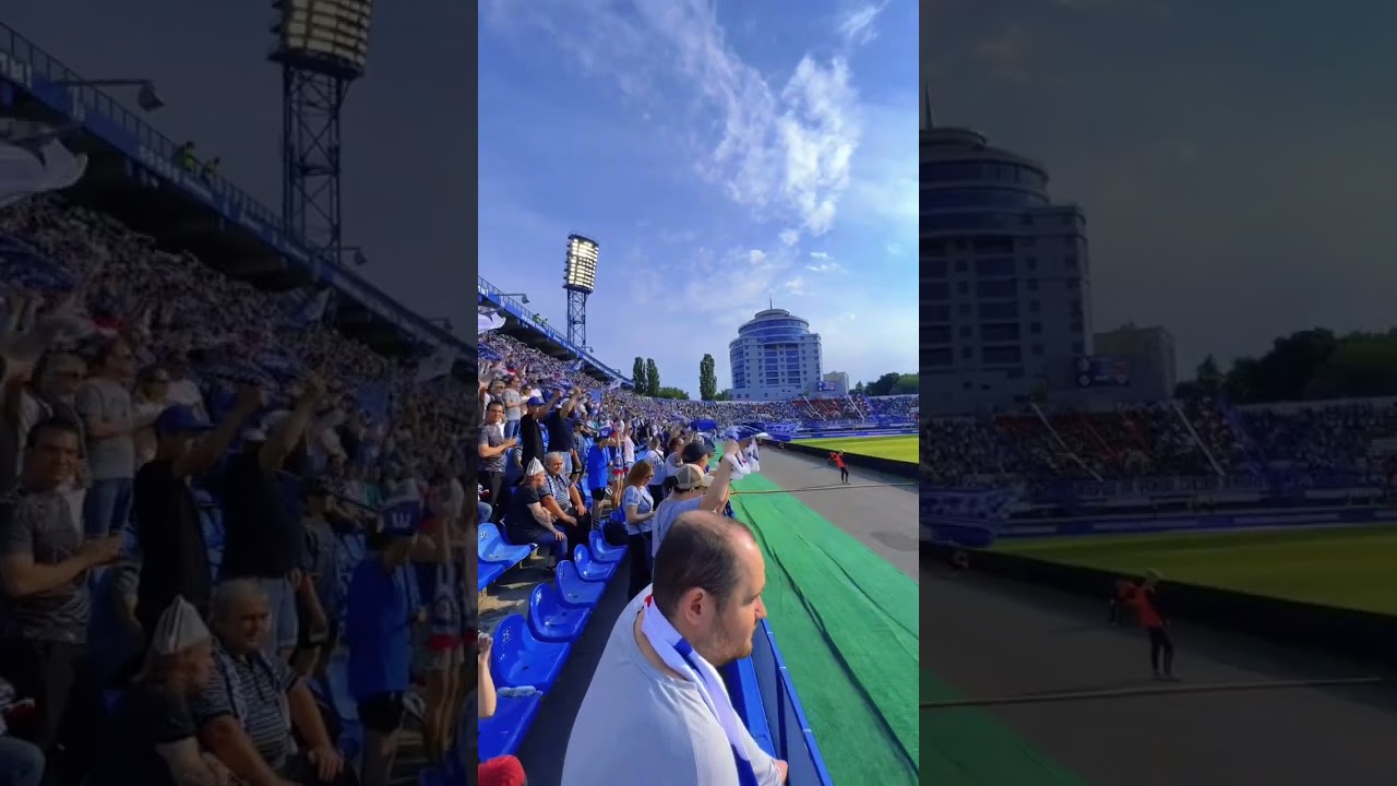15 тысяч болельщиков «Факела» поют ТУМАН всем стадионом.