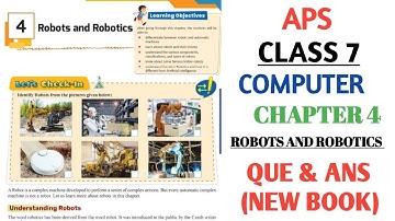 army public school class 7 Computer| Live Wire | Chapter 4 | ROBOTS AND ROBOTICS  |  @nksclasses
