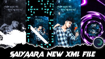 SAIYAARA - FAHEEM ABDULLAH HARD XML || NEW TRENDING XML FILE || BY AMIT CREATION 😣