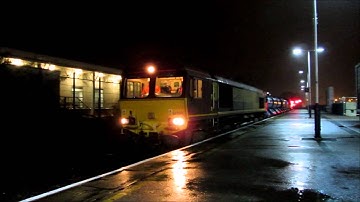 The first DBS loco-hauled RHTT of 2012 at Basingstoke 08/10/2012.