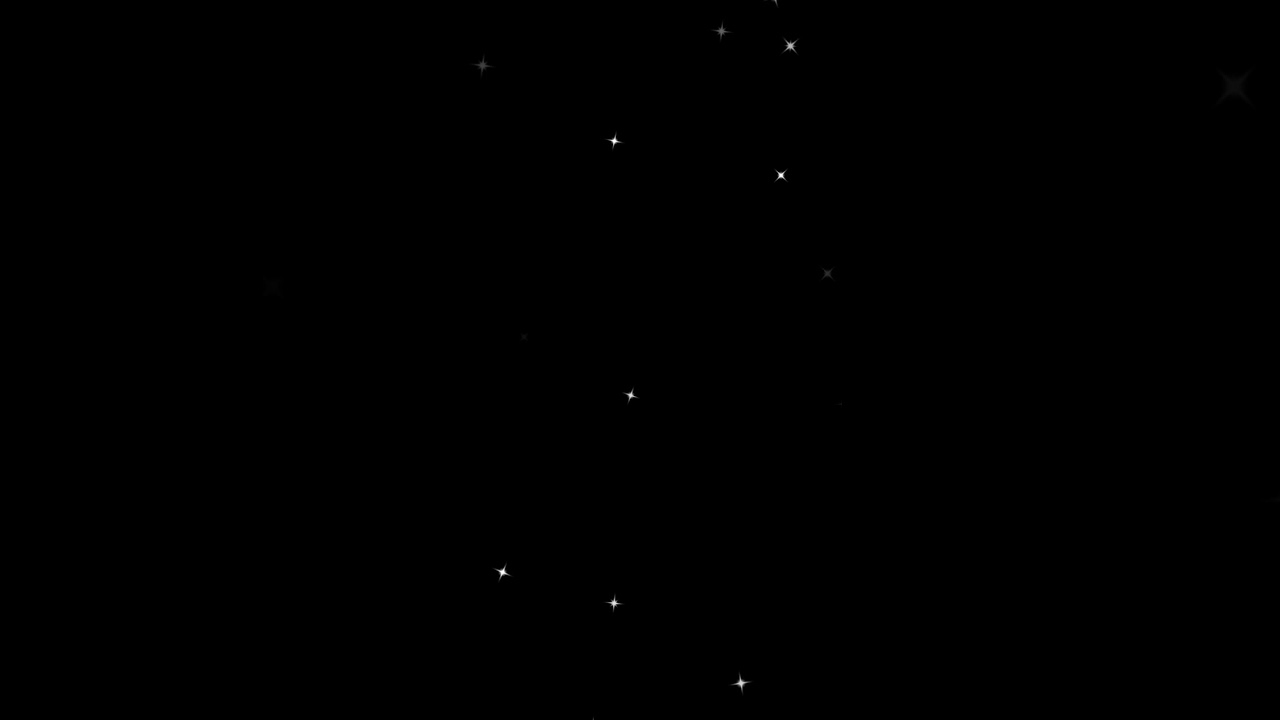 Black screen template white particles full screen template white