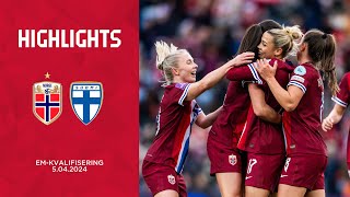 Women's Euro Qualifiers Highlights: Norway - Finland