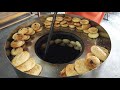 台灣街頭美食 - 蟹殼黃 - 台中美食 | Baked Scallion-Stuffed Sesame Biscuit - Taiwanese Street Food