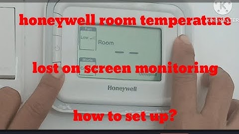 How to reset  honeywell thermostat?
