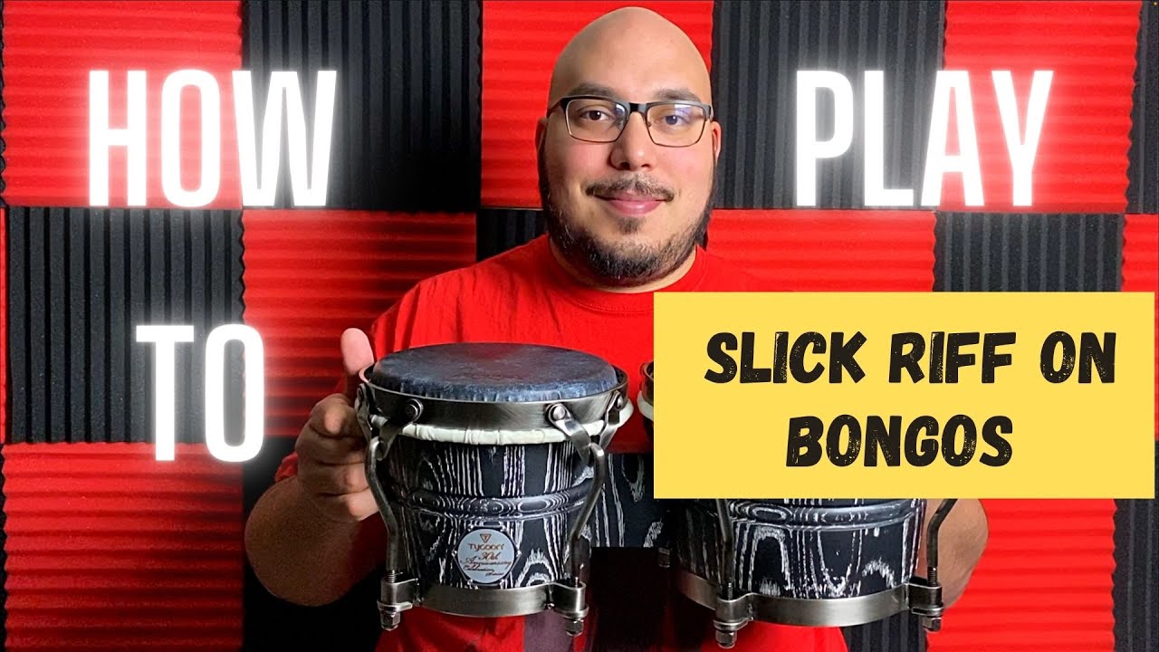 How to Play a Slick Riff on Bongos YouTube