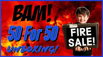 Bam Box 50 For 50 Unboxing & Review! January 2023 $50 Autograph Mystery Subscription Box!