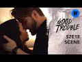 Good trouble season 2 finale  evan  mariana kiss for the first time  freeform