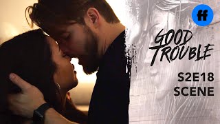 Good Trouble Season 2, Finale | Evan & Mariana Kiss For The First Time | Freeform