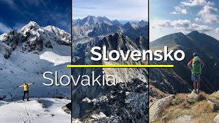 Slovensko - malebné pohoria, ktoré sa oplatí vidieť [4K]