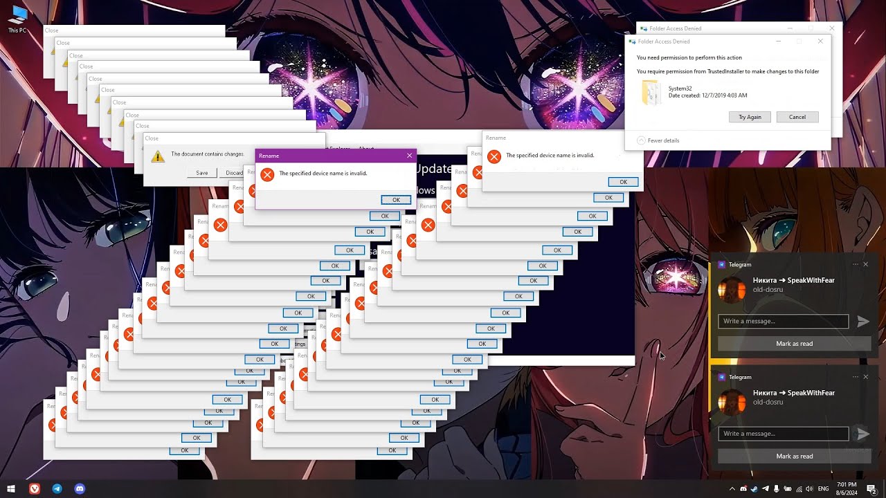 Windows 10 Crazy Error!!!!!!