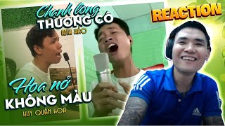 BÁC GẤU Reaction : Chạnh Lòng Thương Cô 2  Cover A Hảo , Hoa Nở Không Màu | Cover Huy Quần Hoa