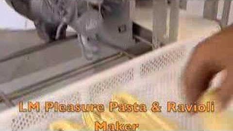 LM Pleasure Pasta Machine and Ravioli Maker Video