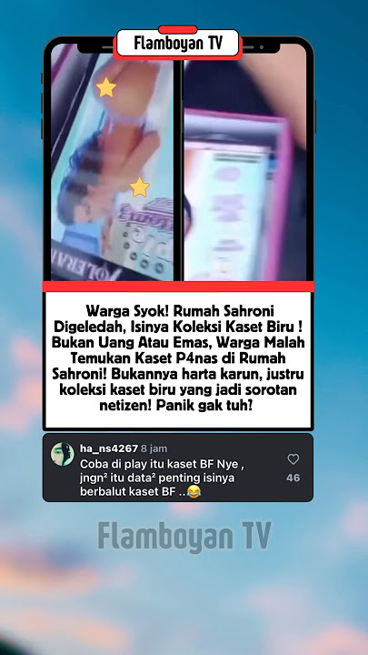 A Collection of Terl4ran9 Cassettes Found in Sahroni's House?🤔 #shorts #viralnews