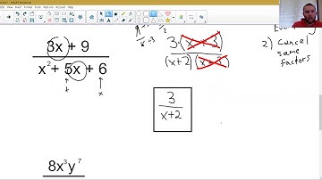 Algebra 1 Lesson 11-1 -- Simplifying Rational Expressions