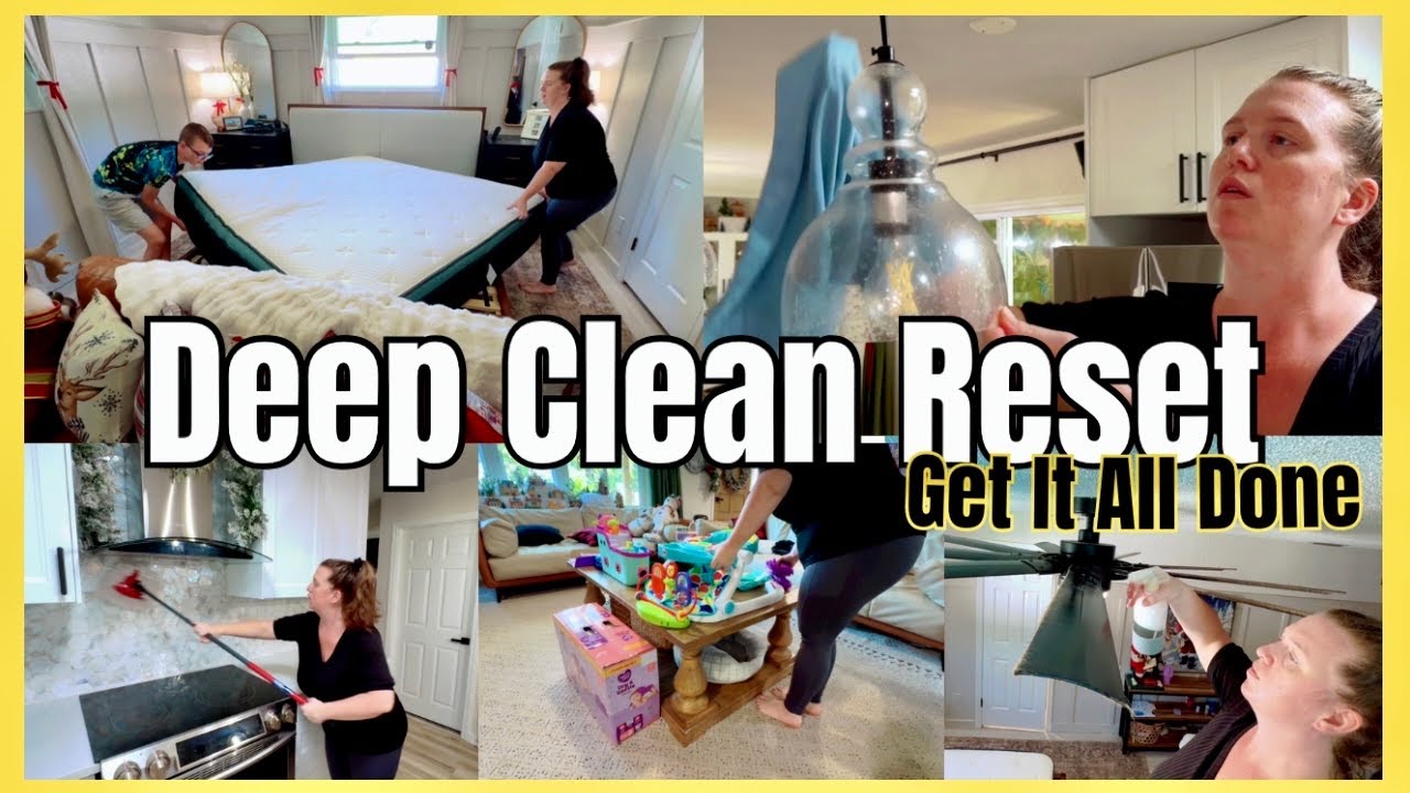 NEW EXTREME HOUSE RESET DEEP CLEAN WITH ME 🥰 ~ CLEANING MOTIVATION ...