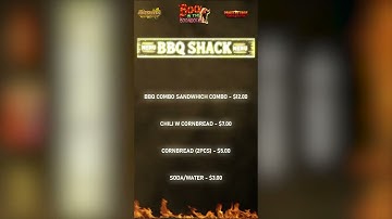 Animated Digital Menu Display – BBQ Shack (Sample Preview)