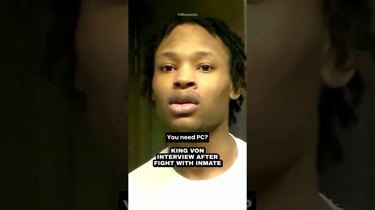 King Von Interview After Fight With Inmate