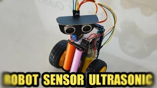 Cara membuat robot sensor ultrasonik arduino